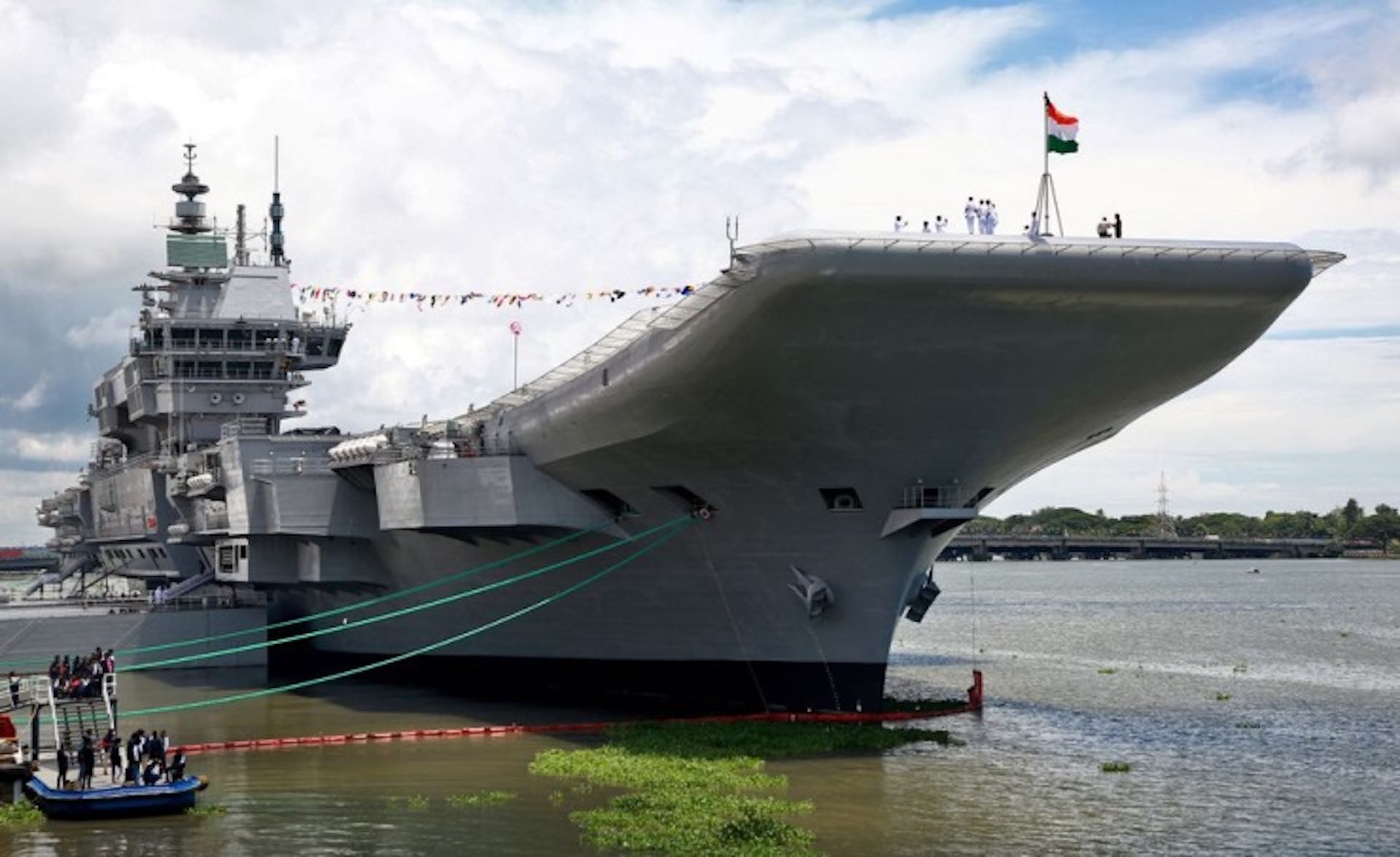  PM Modi commissions first home-built aircraft carrier in defense push